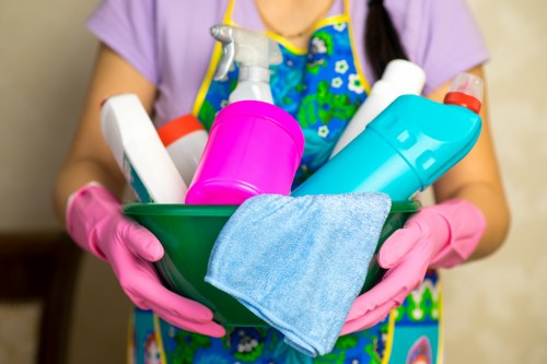 Local deep cleaning team working in SE23