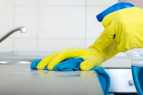 Deep cleaning a textured area rug in South East London