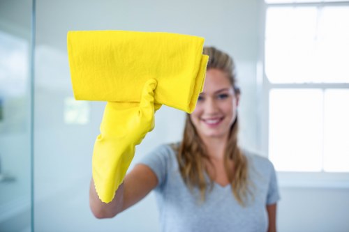 Professional window cleaning method used in SE23